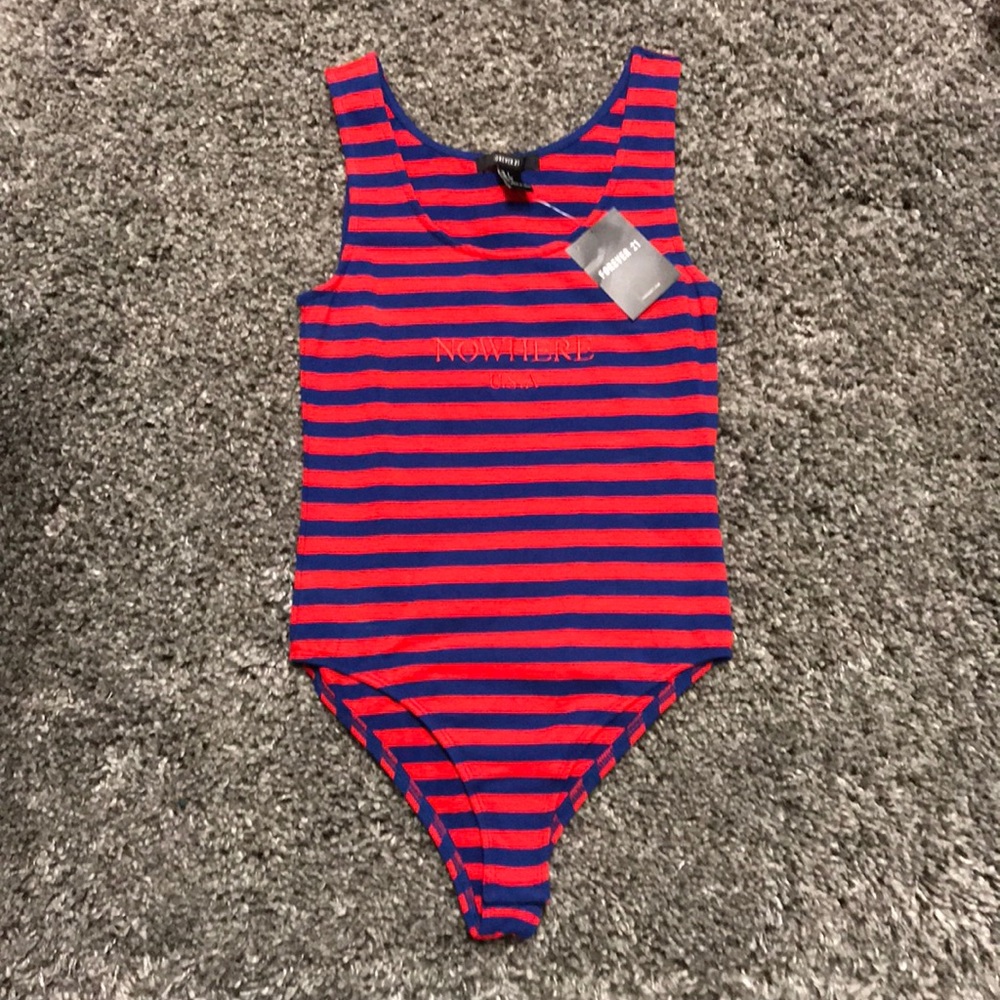 Red and Blue Bodysuit